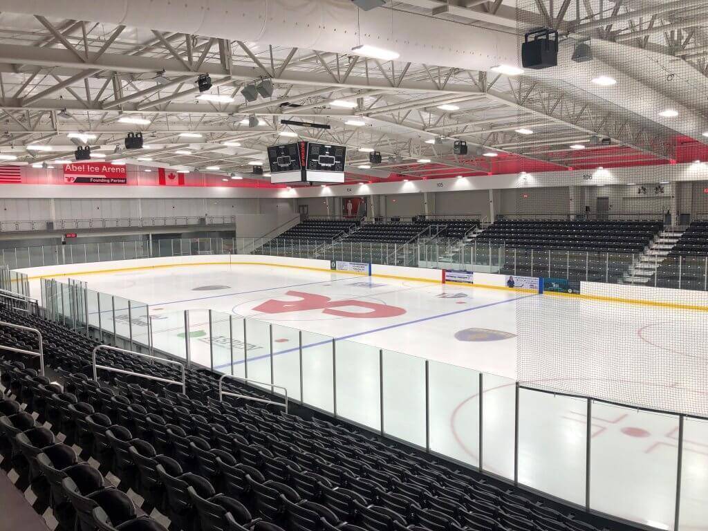 An image of Rink #1 at the RecPlex.